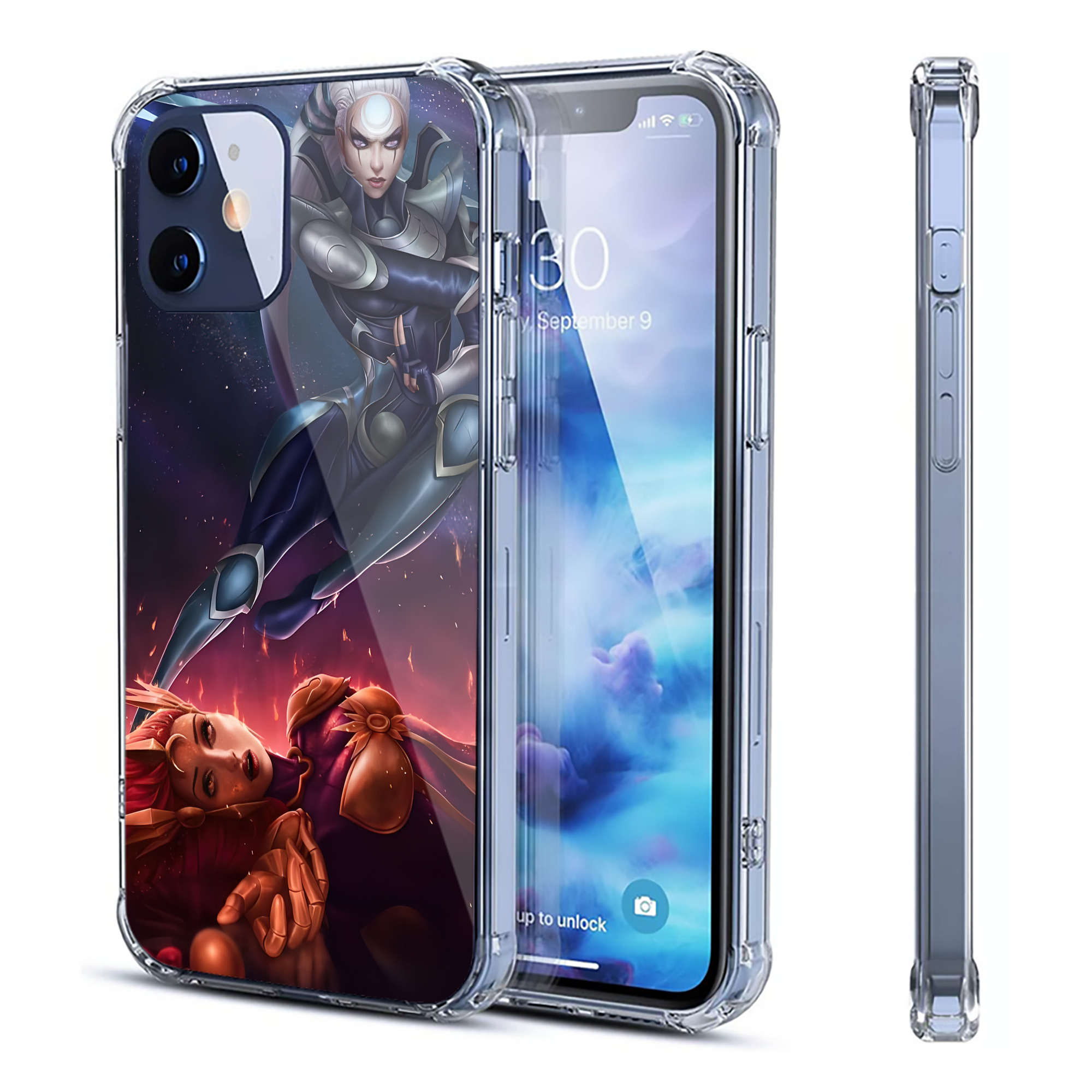 （画像用） リーグ・オブ・レジェンド League of Legends LOL 【iPhone 12シリーズ対応】透明スマホケース（クリアソフトケース）